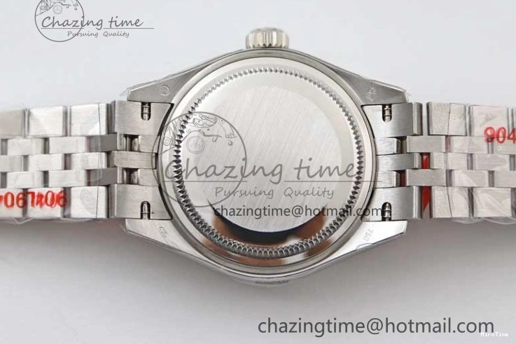 MiroTime 0404 HighPerformance Lady DateJust 28 SS TWF 1:1 Best Edition 904L Steel Pink Dial Diam Markers on President Bracelet NH 2179